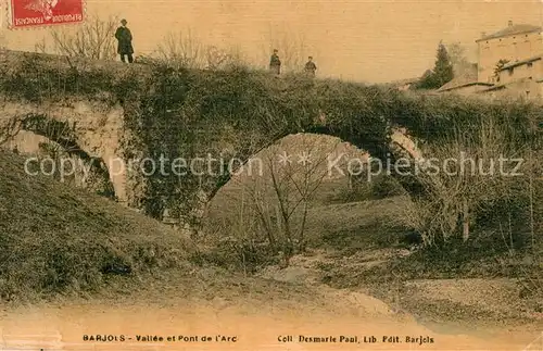 AK / Ansichtskarte Barjols Vallee et Pont de l Arc Barjols