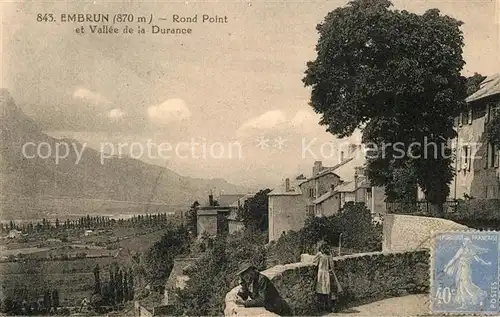 AK / Ansichtskarte Embrun Rond Point et Vallee de la Durance Embrun