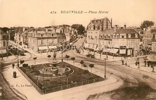 AK / Ansichtskarte Deauville Place Morny Deauville