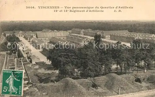 AK / Ansichtskarte Vincennes Vue panoramique Quartier d Artillerie Vincennes