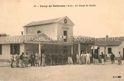 AK / Ansichtskarte Camp_de_Sathonay Le Corps de Garde 