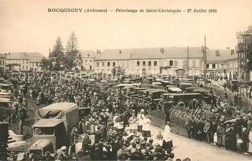 AK / Ansichtskarte Rocquigny_Ardennes Pelerinage de Saint Christophe 27 Juillet 1924 Rocquigny Ardennes