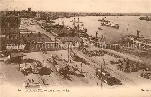 AK / Ansichtskarte Bordeaux Les Quais Bordeaux
