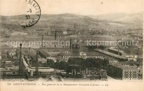 AK / Ansichtskarte Saint Etienne_Loire Vue generale de la Manufacture Nationale d Armes Saint Etienne Loire
