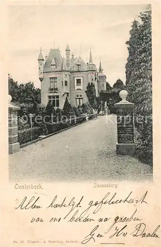 AK / Ansichtskarte Oosterbeek Kasteel de Zonneberg Oosterbeek