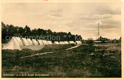 AK / Ansichtskarte Nunspeet N. C. S. V. Kamp Waschkolk Nunspeet