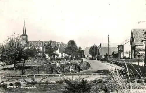 AK / Ansichtskarte Otterlo_Gelderland Dorpsgezicht Kerk Otterlo_Gelderland