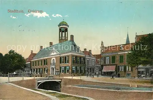 AK / Ansichtskarte Dokkum Stadthuis Dokkum