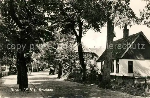 AK / Ansichtskarte Bergen_Nordholland Breelaan Bergen_Nordholland