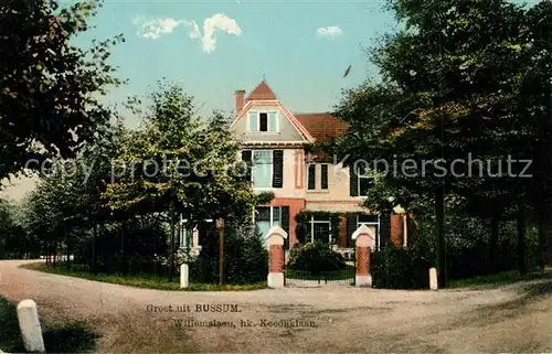 AK / Ansichtskarte Bussum Willemslaan hk. Koedijklaan Bussum