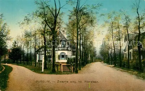 AK / Ansichtskarte Bussum Zwarte weg hk. Floralaan Bussum