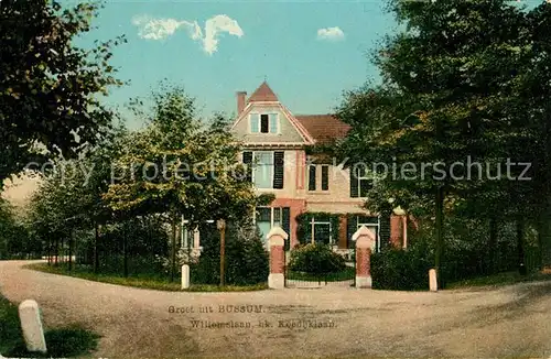 AK / Ansichtskarte Bussum Willemslaan hk. Koedijklaan Bussum