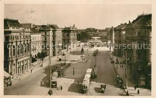 AK / Ansichtskarte Strassenbahn Wien Schwarzenbergplatz  