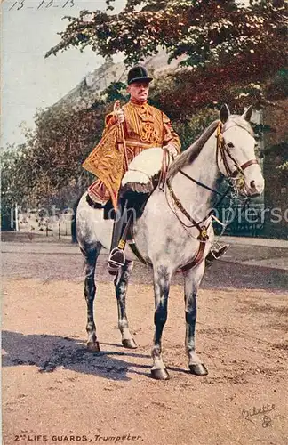 AK / Ansichtskarte Leibgarde_Wache 2nd Life Guards Household Cavalry Verlag Tucks Oilette Nr. 9426 