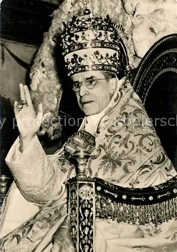 AK / Ansichtskarte Papst S.S. Pius XII 