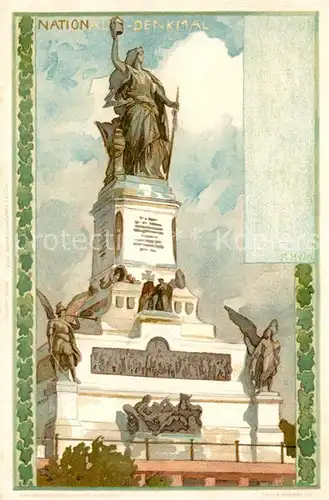 AK / Ansichtskarte Hein_Franz Nationaldenkmal Bingen Hein_Franz