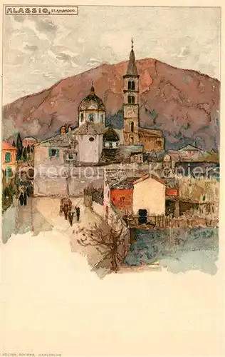 AK / Ansichtskarte Wielandt_Manuel_Litho Alassio St. Ambrogio  