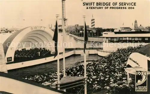 AK / Ansichtskarte Expositions_Century_of_Progress_Chicago_1934 Swift Bridge of Service  