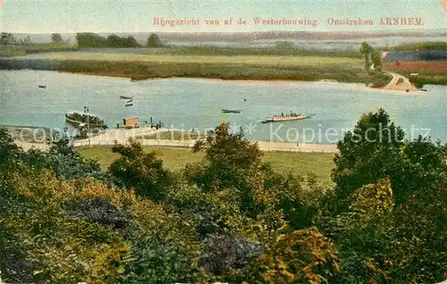 AK / Ansichtskarte Arnhem Rijngezicht van af de Westerbouwing Arnhem