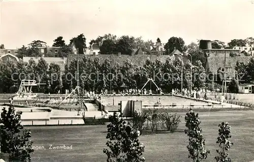 AK / Ansichtskarte Wageningen Zwembad Freibad Wageningen