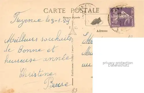 AK / Ansichtskarte Fayence Boulevard Gambetta Fayence