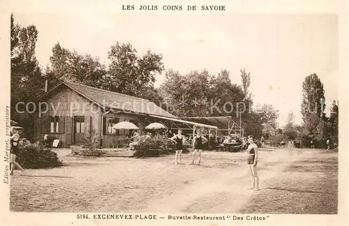 AK / Ansichtskarte Excenevex_Plage Buvette Restaurant Des Cretes 