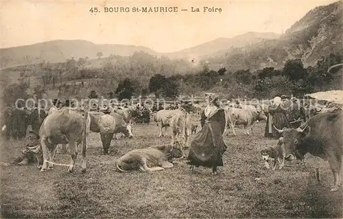 AK / Ansichtskarte Bourg Saint Maurice La Foire Bourg Saint Maurice