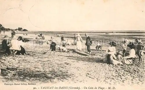 AK / Ansichtskarte Taussat_les_Bains Un Coin de Plage Taussat_les_Bains