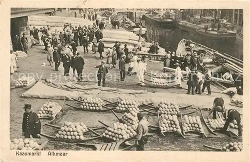 AK / Ansichtskarte Alkmaar Kaasmarkt Alkmaar