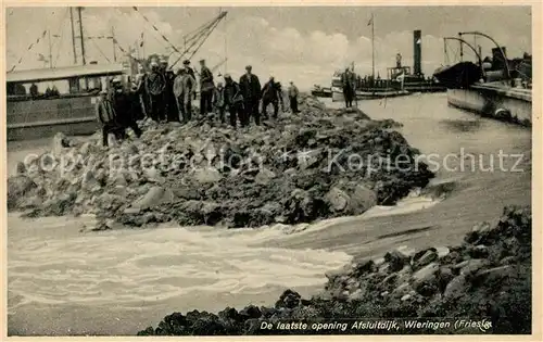AK / Ansichtskarte Wieringen De laatste Afsluitdijk Wieringen