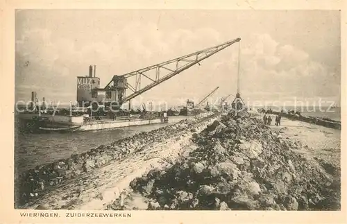 AK / Ansichtskarte Wieringen Zuiderzeewerken Wieringen