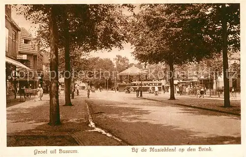 AK / Ansichtskarte Bussum Bij de Muziektent op den Brink Bussum