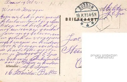 AK / Ansichtskarte Bussum Gooilandsche weg Bussum