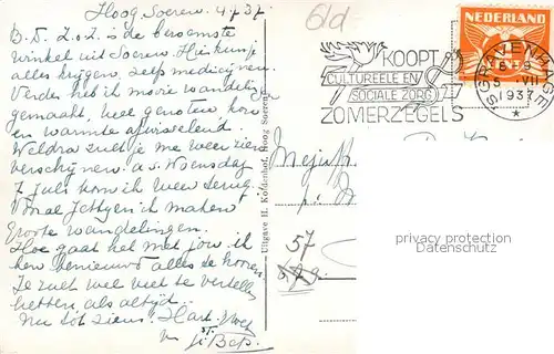 AK / Ansichtskarte Hoog Soeren Weg naar de Dassenberg Hoog Soeren