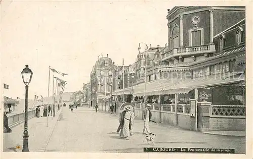 AK / Ansichtskarte Cabourg Promenade de la plage Cabourg