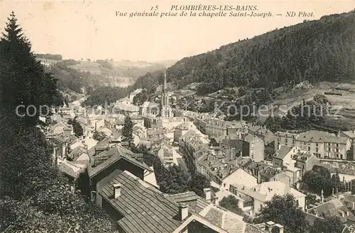 AK / Ansichtskarte Plombieres les Bains_Vosges Vue generale prise de la Chapelle Saint Joseph Plombieres les Bains