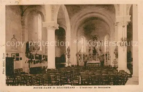 AK / Ansichtskarte Orgon Notre Dame de Beauregard Interieur du Sanctuaire Kloster Orgon