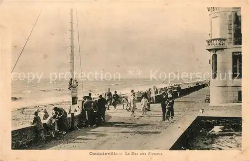 AK / Ansichtskarte Coutainville Le Mat aux Signaux Coutainville