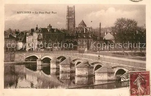 AK / Ansichtskarte Auxerre Pont Paul Bert Auxerre