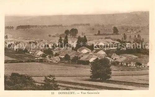 AK / Ansichtskarte Domremy la Pucelle_Vosges Vue generale Domremy la Pucelle_Vosges