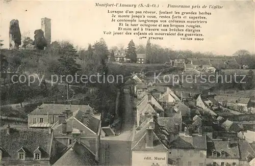 AK / Ansichtskarte Montfort l_Amaury Panorama pris de l eglise Montfort l Amaury