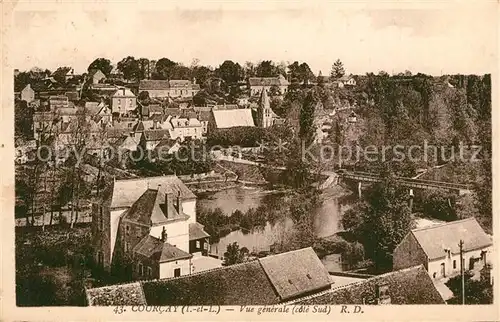 AK / Ansichtskarte Courcay Vue generale Courcay