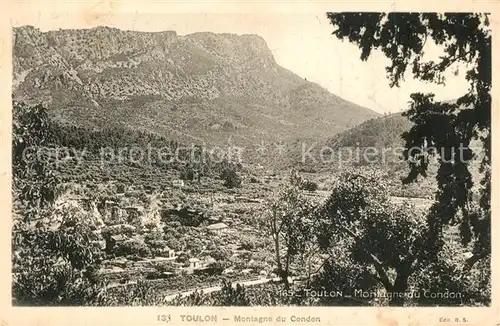 AK / Ansichtskarte Toulon_Var Montagne du Condon Paysage Toulon_Var