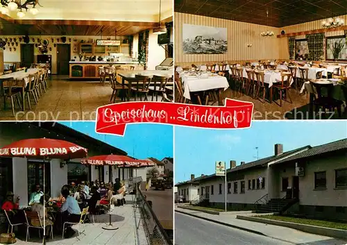 AK / Ansichtskarte Hoechstadt_Aisch Restaurant Speisehaus Lindenhof Hoechstadt_Aisch