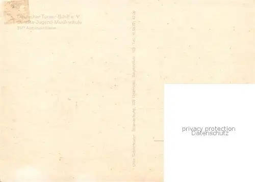 AK / Ansichtskarte Altgandersheim DTB Bundesjugend Musikschule Altgandersheim