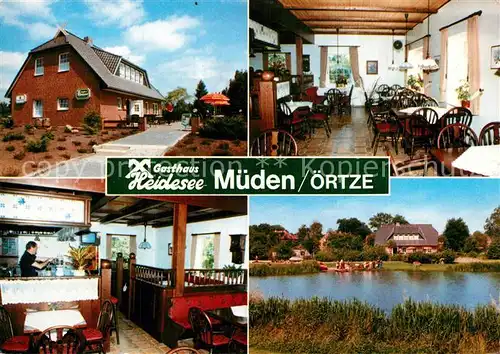 AK / Ansichtskarte Mueden_oertze Gasthaus Heidesee Lueneburger Heide Mueden oertze