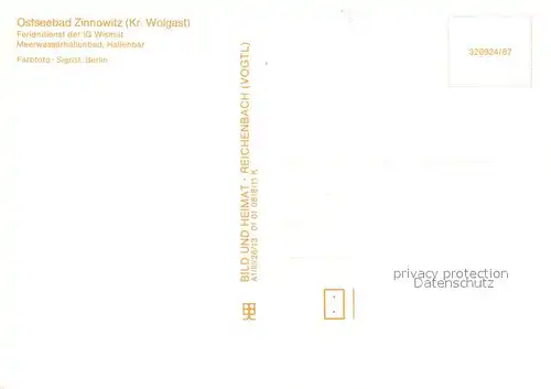 AK / Ansichtskarte Zinnowitz_Ostseebad IG Wismut Hallenbar  Zinnowitz_Ostseebad