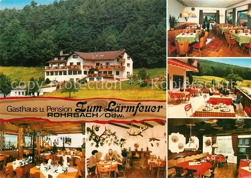 AK / Ansichtskarte Rohrbach_Reichelsheim Gasthaus Pension Zum L?rmfeuer  Rohrbach Reichelsheim