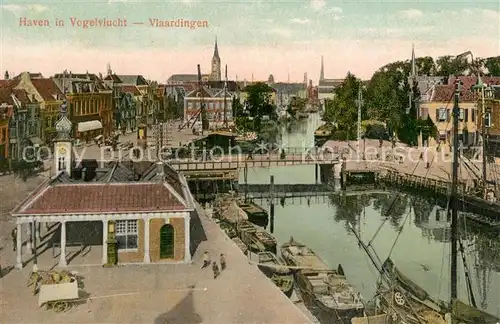 AK / Ansichtskarte Vlaardingen Haven in Vogelvlucht Vlaardingen