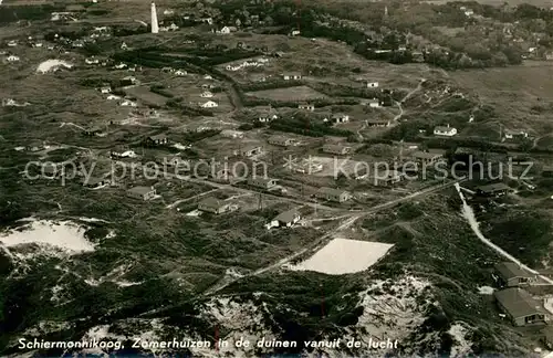 AK / Ansichtskarte Schiermonnikoog Zomerhuizen in de duinen vanuit de lucht Schiermonnikoog